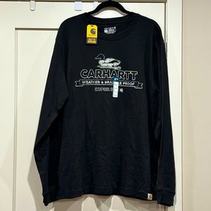 Carhartt Relaxed Fit Super Dux Graphic Long Sleeve Shirt (Large - Regular)